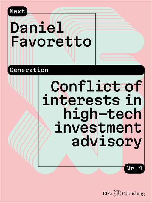 Title details for Conflict of interests in high-tech investment advisory by Daniel Favoretto - Wait list